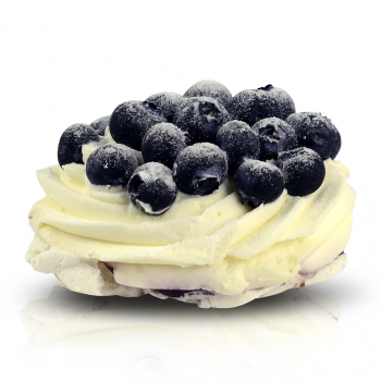Beza z mascarpone i borówkami